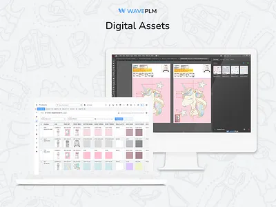 Cloud Fashion PLM: Digital Assets app apparel plm cloud fashion plm design fashion plm