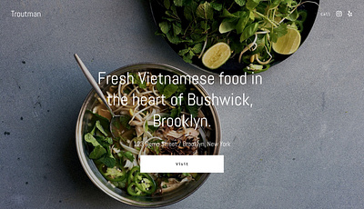 Troutman - Website Template - Squarespace app art blog concept design graphic design online store photography squarespace squarespace design squarespace website template theme ui ui design ux ux design web design web development website