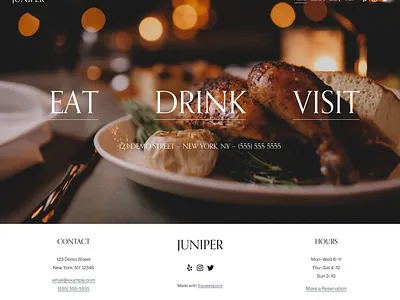 Juniper - Website Template - Squarespace app art blog concept design graphic design illustration online store photography squarespace squarespace design template theme ui ui design ux ux design web design web development website