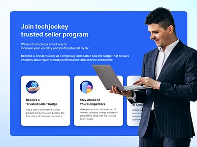 Trusted Seller UI Design app design ecommerce hero banner illustration interaction interaction design landing page ui trusted buyers ui ui ux design web design
