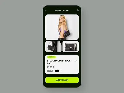 Currently In-Stock app dailyui design graphic design ui ux vector
