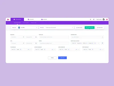 monitoring tool detailed search social media ui ux
