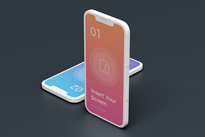 Phone Clay Mockup 3d cinema4d clay iphone mockup phone render