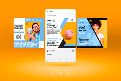 Central 360 - Social Midia 2021 adobe photoshop facebook graphic design instagram marketing post social midia redes sociais social midia telemarketing