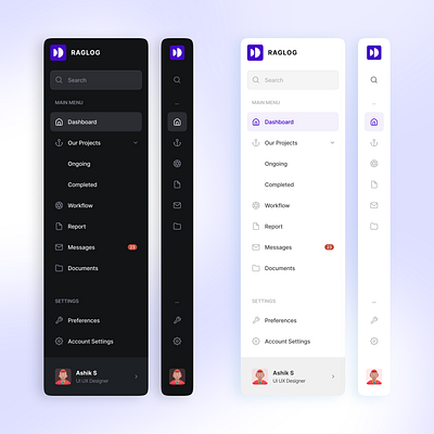 Effortless Navigation – Dashboard Menu design kerala ui ui ux ui ux design ui deisgn ux design