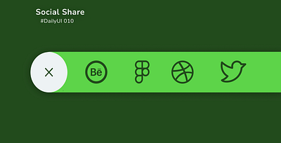 Social Share / DailyUi 010 app design ui ux