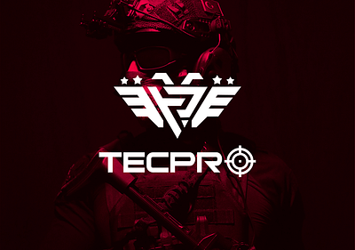 TECPRO - Identidade visual arms brand identity branding design graphic design logo logo design logotype shooting shooting training center soldier visual identity