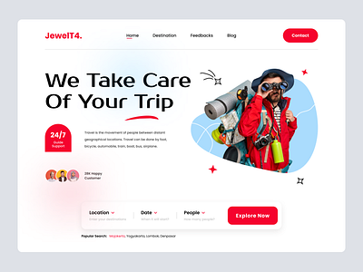 Travel Agency Landing best travel landing pages design graphic design landing page design mobile ui travel agency website travel agency website templates travel website travel website templates ui