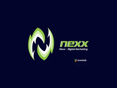 nexx - digital marketing adobe app logo art branding concept creative design digital marketing logo graphic design icon illustration letter logo logo logofolio minimal mordern logo n letter logo ui vector website logo