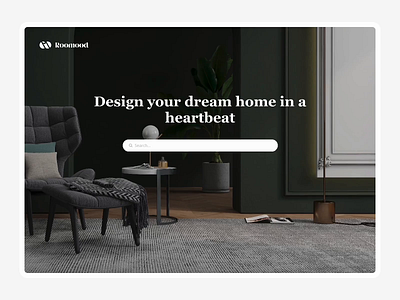 🔍 Search Bar • Design Your Home cmd k command k design dropdown home design home inspiration interaction loading motion options search search bar experience search engine searching smart search suggestion ui ux web design