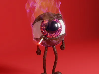 Fumin' 3d 3d art art direction blender blender3d blockchain c4d cinema4d collectible crypto art illustration metaverse nft nft collection opensea pbr