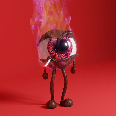 Fumin' 3d 3d art art direction blender blender3d blockchain c4d cinema4d collectible crypto art illustration metaverse nft nft collection opensea pbr