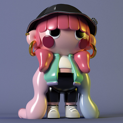 KoolKid 3d 3d art 3dmodeling arttoy character design cinema4d graphic design