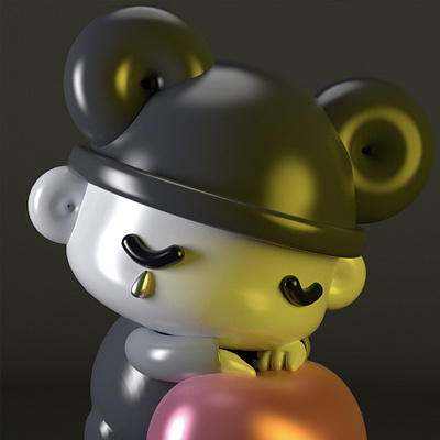 SadKid 3d art 3dmodeling arttoy character design cinema4d design illustration render vray