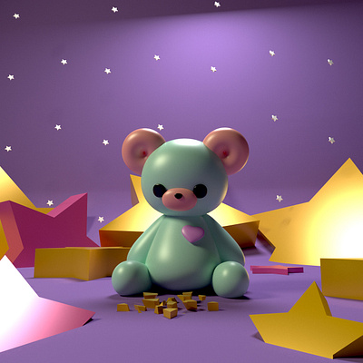 Lights On 3d 3d art 3dmodeling arttoy character design cinema4d graphic design illustration render vray