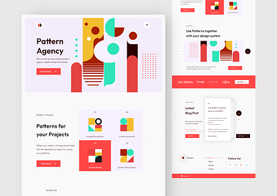 Pattern landing page landing page pattern pattern landing page ui ui design