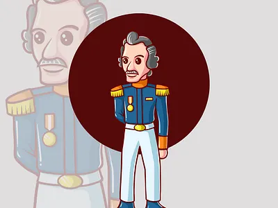 One of the people in the Illustration of the Arrest of Prince Di branding design flower graphic design illustration illustrator logo typography ui ux vector