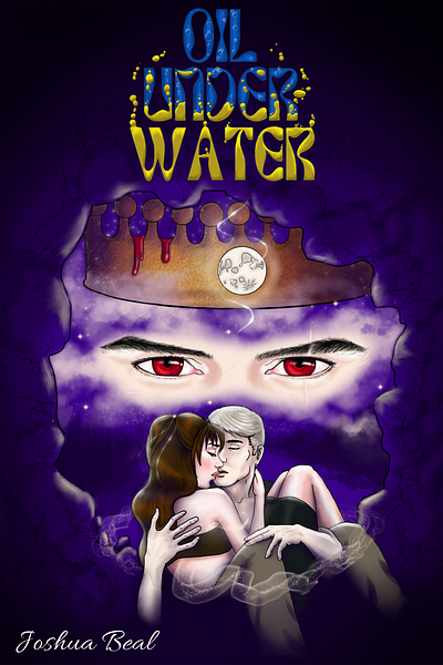 Book Cover | Vampires theme book cover illustration vampires