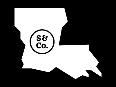 Southfield & Co. Louisiana Stamp badge branding carpentry design icon identity logo louisiana minimal reclaimed redeemed restored simple southfield woodworking