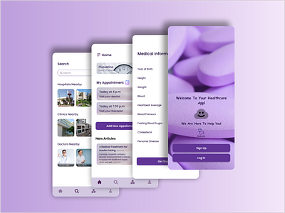Medical app app design app designer appointment body branding design doctors hospital logo medical medical app medicine mobile app ui ui design ui designer uiux ux ux design ux designer