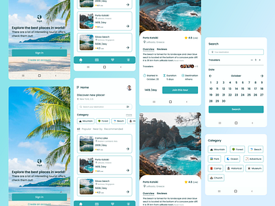 Tour app app design branding logo mobile design tour tour app tourist tourist app travel travel app travelling trip trip app ui ui design ui designer uiux ux ux design ux designer