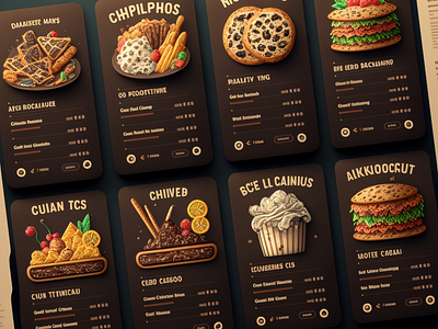 Food app UI concept app clean design food illustration ui ux