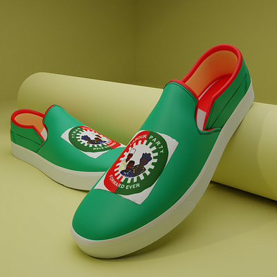 Shoe Make display 3d branding design