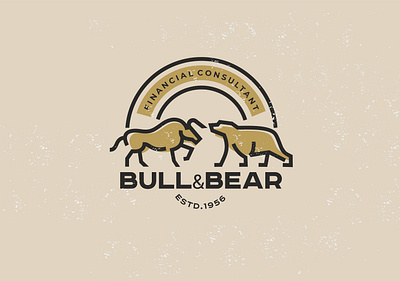 Bull & Bear brand brandidentity branding design font identity illustration logo logotype