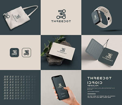 Three Dot | Logo And Brand Identity Design. branding businesslogo creativelogo creativeprocess customlogo design fullbranding graphicdesign ineedlogo ineedlogodesign logodesign logoinspirations logopdesignwork lookingforlogodesigner minimalistlogo needlogodesign newbusiness startuplogo