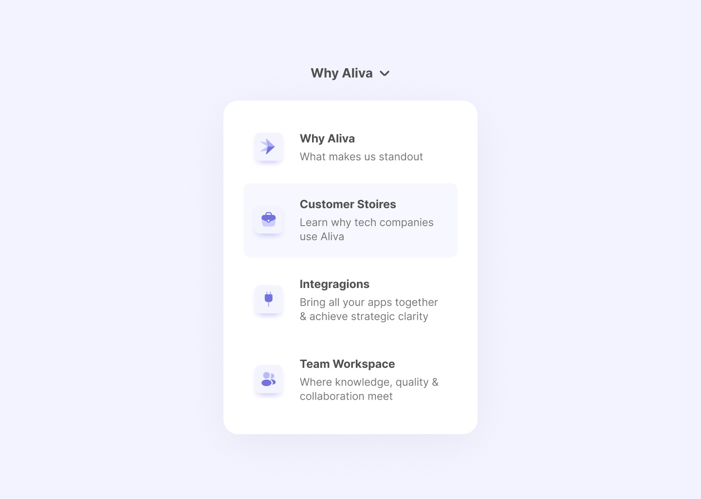 Flyout-Menu UI Design by Baran Masoumian on Dribbble