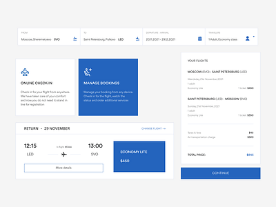 Flight Booking aeroflot aviation booking booking web design system flight flight booking flight service flight web plane product design service service design tickets travel ui ui kit ux web web design