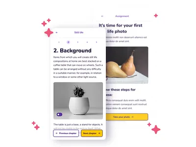 Hocus Focus mobile app app colors design education infinum acadeemy mobile app photography ui ux