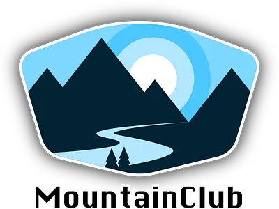 MountainClub branding design graphic design illustration logo vector