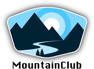 MountainClub branding design graphic design illustration logo vector