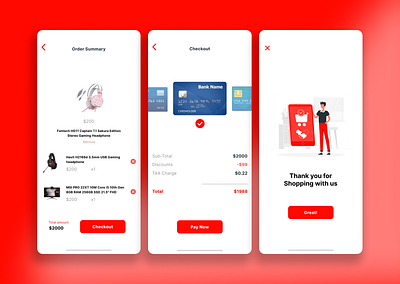 Day-2 : Checkout Page agency branding cart challenge checkout dailyui designer ecommerce shopping ui uiux ux