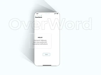 Оver Word app graphic design logo ui ux графический дизайн