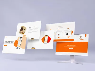 Mobile App Landing Page Design adobe design adobe photoshop branding design designer elementor figma freelancer graphic design illustration landing page ui website website design wordpress