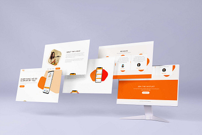 Mobile App Landing Page Design adobe design adobe photoshop branding design designer elementor figma freelancer graphic design illustration landing page ui website website design wordpress