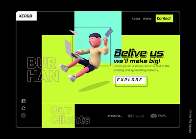 Protfolio Web Design design personal portfolio portfoilo website portfolio design ui uiux web design website design