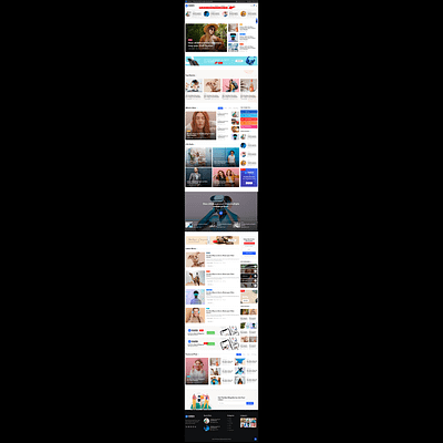 Magazine Website Template Blogger Website ads blogg design development front end development frontend hire magazine website