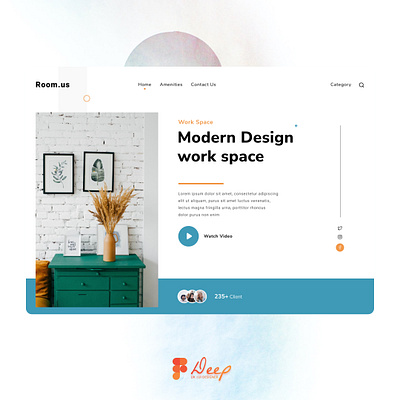 Work Space website design app branding design graphic design illustration ui uidesign ux webdesign