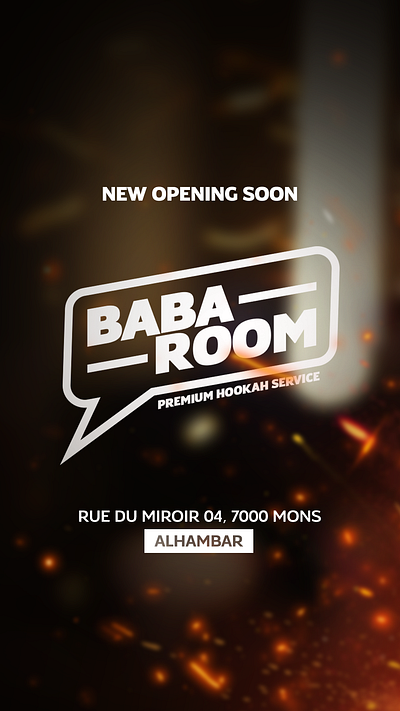 BABA ROOM branding design logo