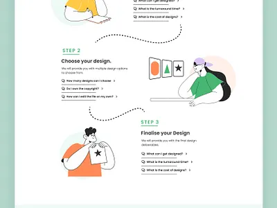 Website Design: Landing Page Design landing page typography ui design vector