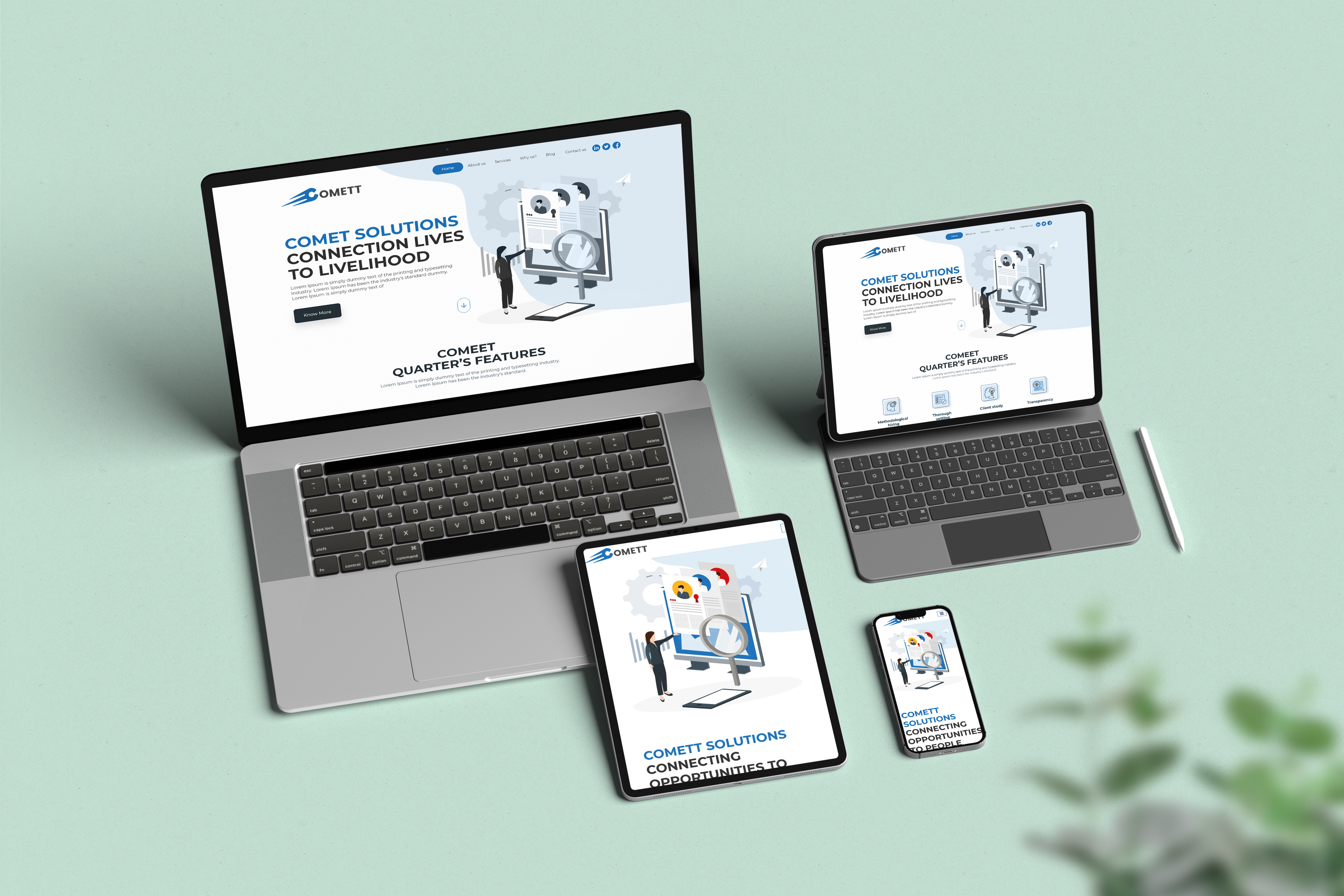 Example of Professional Web Design Services