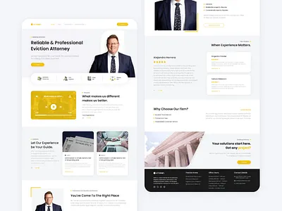 Attorney Website UI app app design app ui attorney website ui design illustration lawyer website ui ux logo ui ui ux ui ux design website ui