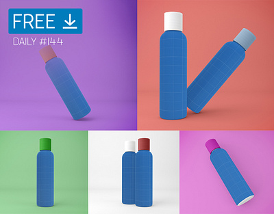 Cosmetic Bottle - Daily Free Mockup #144 business download free free download freebie mockup psd