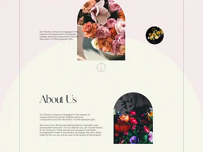 Florille – flower shop branding concept design figma minimal ui website design