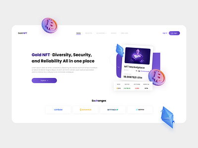 UI design for NFT marketplace ui uidesign uiux ux uxdesign uxui