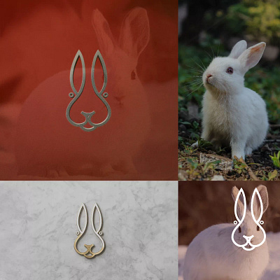 Rabbit logo branding graphic design logo rabbitlogo