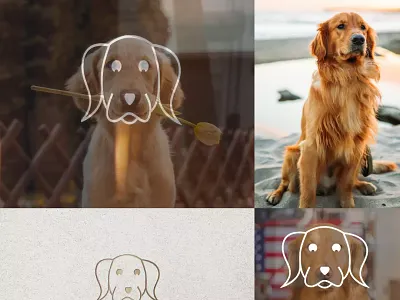 Dog logo animation branding digitalpainting manitgraphics doglogo logo